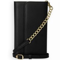 Selencia Tierra Uitneembare Slang Clutch iPhone Xs / X - Zwart