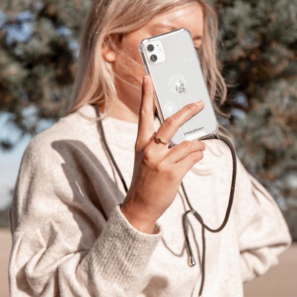 iMoshion Design hoesje met koord Samsung Galaxy S10 - Paardenbloem - Wit