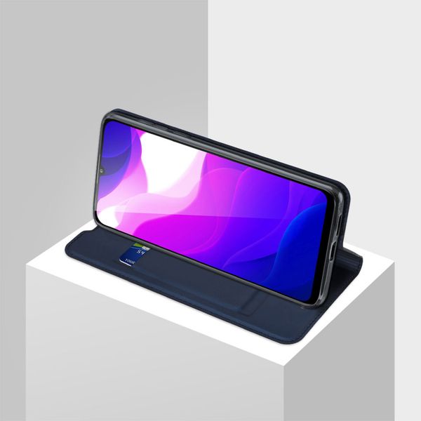 Dux Ducis Slim Softcase Bookcase Xiaomi Mi 10 Lite - Donkerblauw