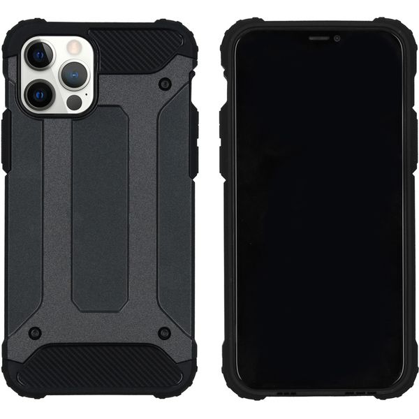 iMoshion Rugged Xtreme Backcover iPhone 12 (Pro) - Zwart