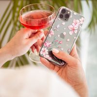 iMoshion Design hoesje iPhone 12 Mini - Bloem - Roze