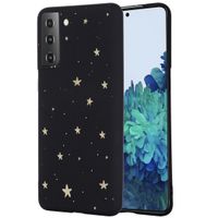 iMoshion Design hoesje Samsung Galaxy S21 - Sterren / Zwart