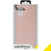 Accezz Liquid Silicone Backcover Samsung Galaxy A41 - Roze