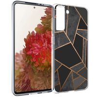 iMoshion Design hoesje Samsung Galaxy S21 - Grafisch Koper / Zwart