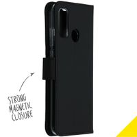 Accezz Wallet Softcase Bookcase Huawei P Smart (2020) - Zwart