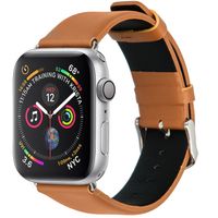 iMoshion Effen Lederen bandje Apple Watch Series 1-8 / SE - 38/40