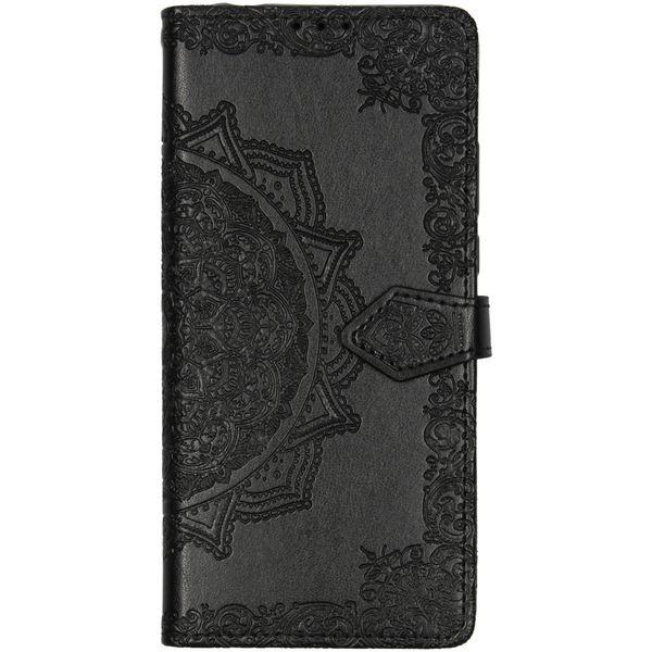 Mandala Bookcase Motorola Moto G8 Power Lite - Zwart