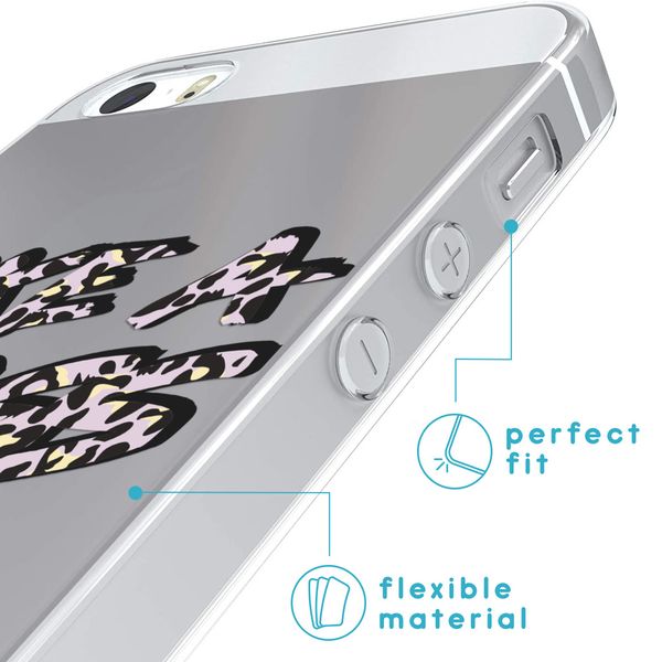 iMoshion Design hoesje iPhone 5 / 5s / SE - Like A Boss - Paars