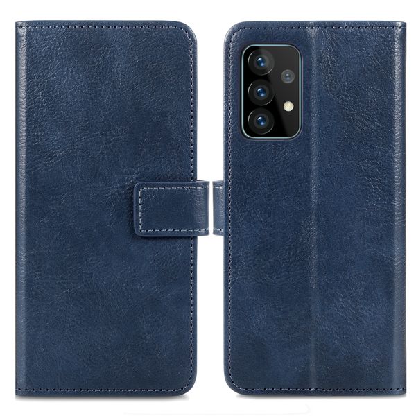 iMoshion Luxe Bookcase Samsung Galaxy A52(s) (5G/4G) - Donkerblauw