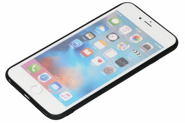 Ontwerp je eigen iPhone 6(s) Plus gel hoesje - Zwart