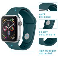 iMoshion Siliconen bandje Apple Watch Series 1-8 / SE / Ultra - 42/44/45/49 mm