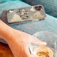 iMoshion Design hoesje iPhone 11 Pro - Let's Go Travel / Zwart