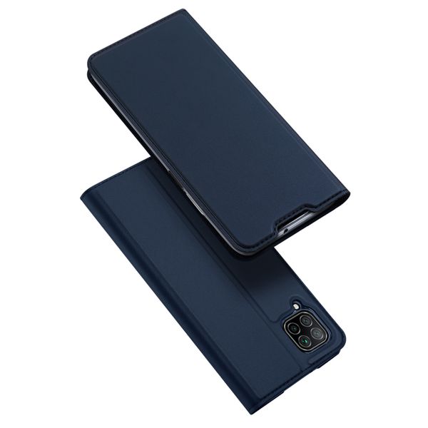 Dux Ducis Slim Softcase Bookcase Huawei P40 Lite - Donkerblauw