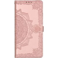 Mandala Bookcase Motorola Moto G8 Power Lite - Rosé Goud