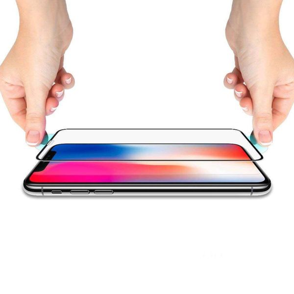 Spigen GLAStR Screenprotector iPhone Xs Max - Zwart