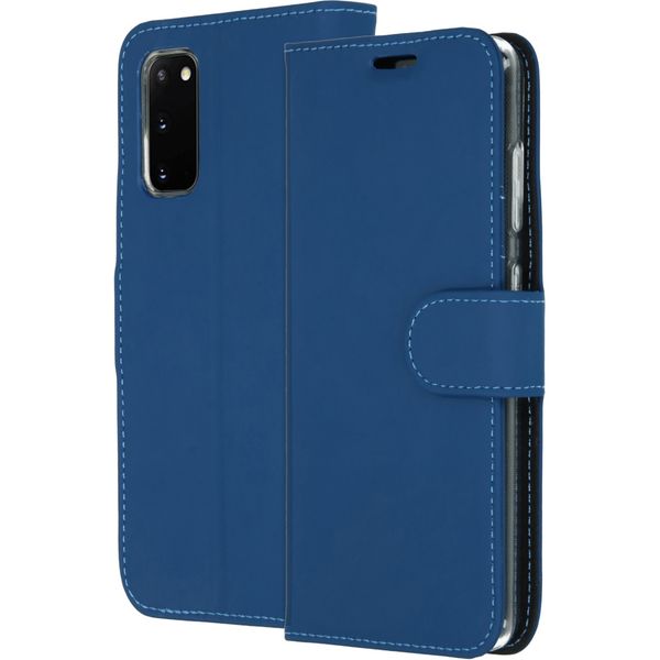 Accezz Wallet Softcase Bookcase Samsung Galaxy S20 - Blauw