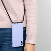 iMoshion Color Backcover met koord iPhone Xr - Paars