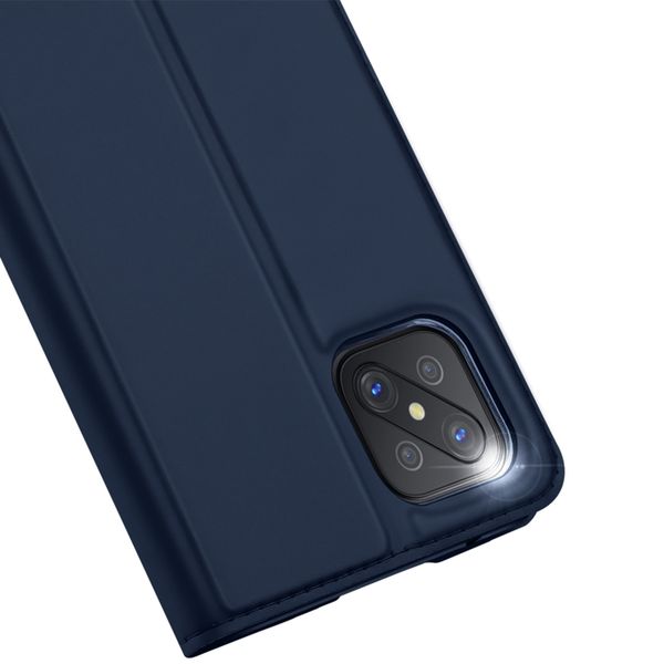 Dux Ducis Slim Softcase Bookcase Oppo Reno4 Z 5G - Donkerblauw