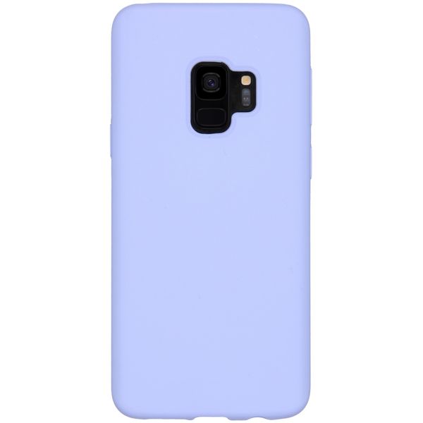 Accezz Liquid Silicone Backcover Samsung Galaxy S9 - Paars