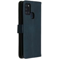 iMoshion Luxe Bookcase Samsung Galaxy A21s - Donkerblauw