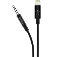 Belkin Rockstar Lightning naar AUX kabel - 1,8 meter - Zwart