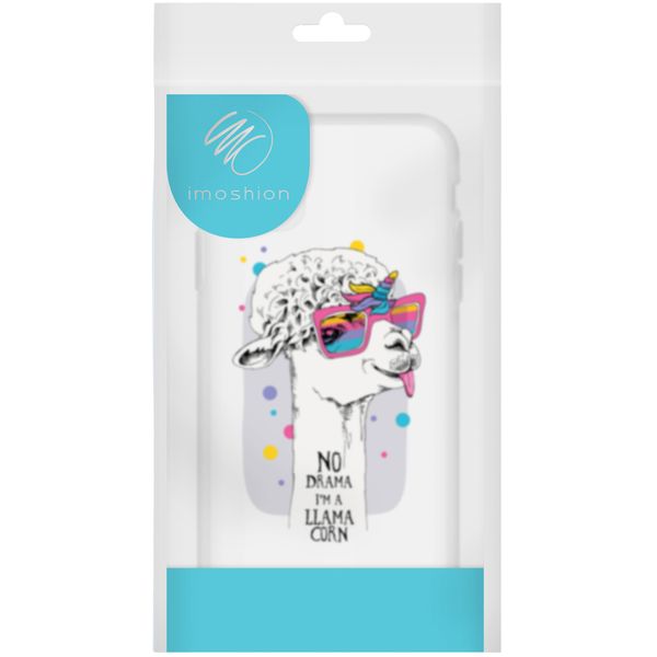 iMoshion Design hoesje Samsung Galaxy A52(s) (5G/4G) - Llama - Wit