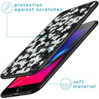 iMoshion Design hoesje iPhone SE (2022 / 2020) / 8 / 7  - Bloem - Wit