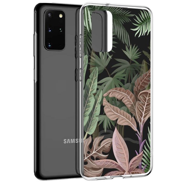 iMoshion Design hoesje Galaxy S20 Plus - Jungle - Groen / Roze