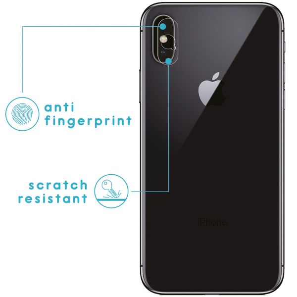 iMoshion Screenprotector Folie 3Pack + Camera Protector iPhone Xs / X