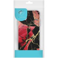 iMoshion Design hoesje Samsung Galaxy A51 - Marmer - Gebroken Rood