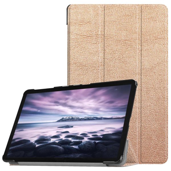 iMoshion Trifold Bookcase Galaxy Tab A 10.5 (2018) - Goud