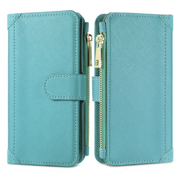 iMoshion Luxe Portemonnee Samsung Galaxy S21 - Turquoise