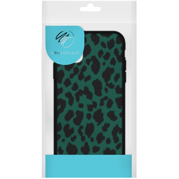 iMoshion Design hoesje iPhone 5 / 5s / SE - Luipaard - Groen / Zwart