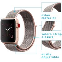 iMoshion Nylon bandje Apple Watch Series 1-8 / SE - 38/40/41 mm