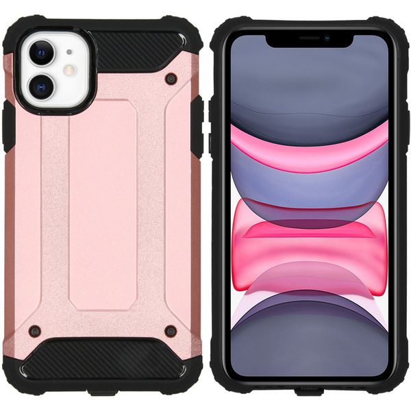 iMoshion Rugged Xtreme Backcover iPhone 11 - Rosé Goud