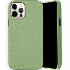 Selencia Gaia Slang Backcover iPhone 12 (Pro) - Groen