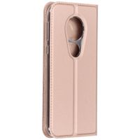 Dux Ducis Slim Softcase Bookcase Motorola Moto G7 Play - Rosé Goud