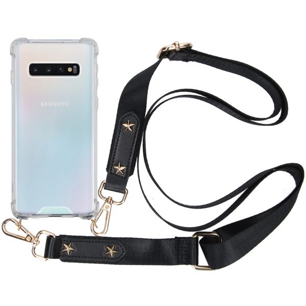 iMoshion Backcover met strap Samsung Galaxy S10 - Transparant