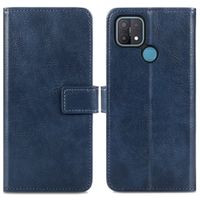 iMoshion Luxe Bookcase Oppo A15 - Donkerblauw