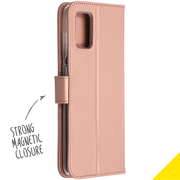 Accezz Wallet Softcase Bookcase Samsung Galaxy A71 - Rosé Goud