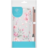 iMoshion Design hoesje met koord iPhone 12 Pro Max - Bloem - Roze