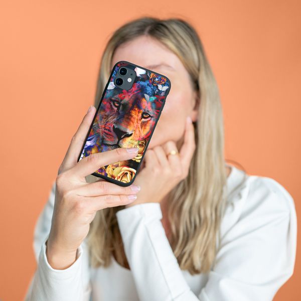 iMoshion Design hoesje Samsung Galaxy A51 - Jungle - Leeuw