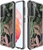 iMoshion Design hoesje Samsung Galaxy S21 - Jungle - Groen / Roze