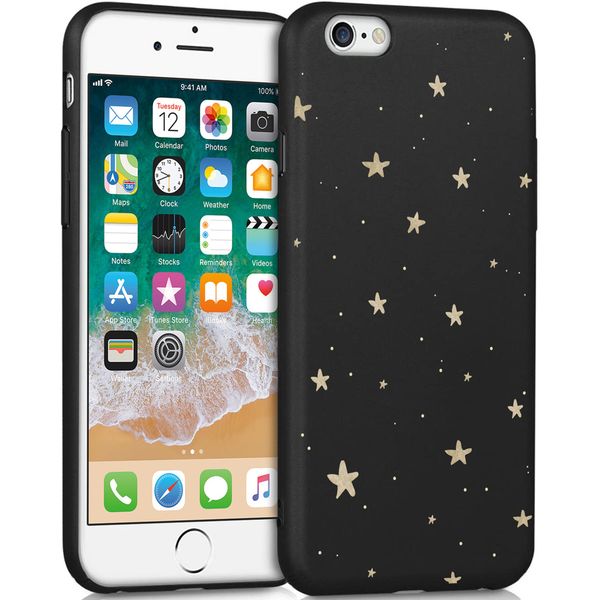 iMoshion Design hoesje iPhone 6 / 6s - Sterren / Zwart