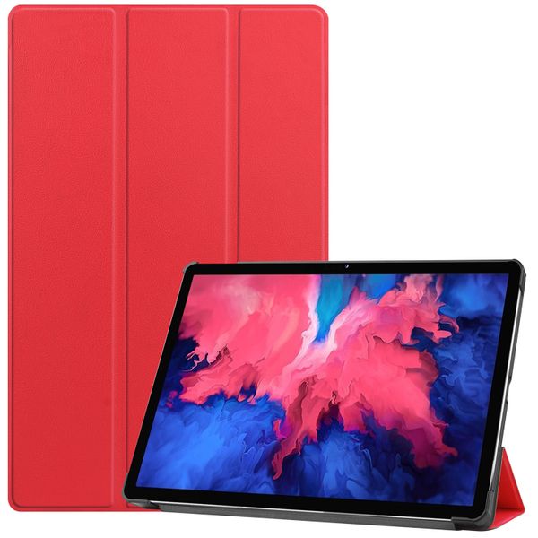 iMoshion Trifold Bookcase Lenovo Tab P11 / P11 Plus - Rood