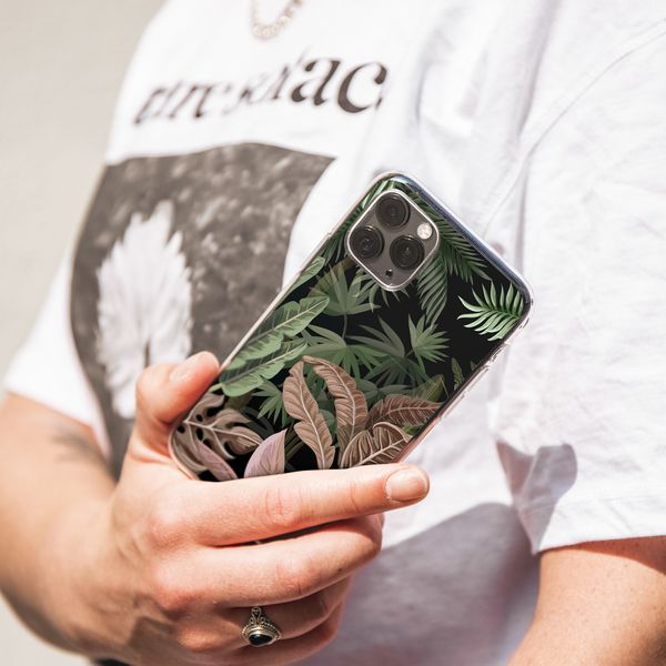 iMoshion Design hoesje Samsung Galaxy A71 - Jungle - Groen / Roze