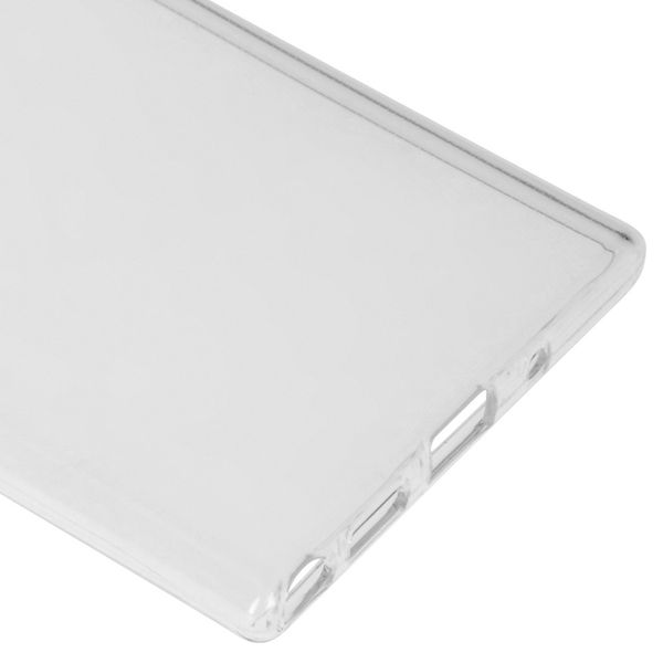 Softcase Backcover Samsung Galaxy Note 10 Plus - Transparant