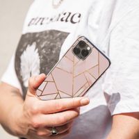 iMoshion Design hoesje Samsung Galaxy A12 - Grafisch Koper / Roze