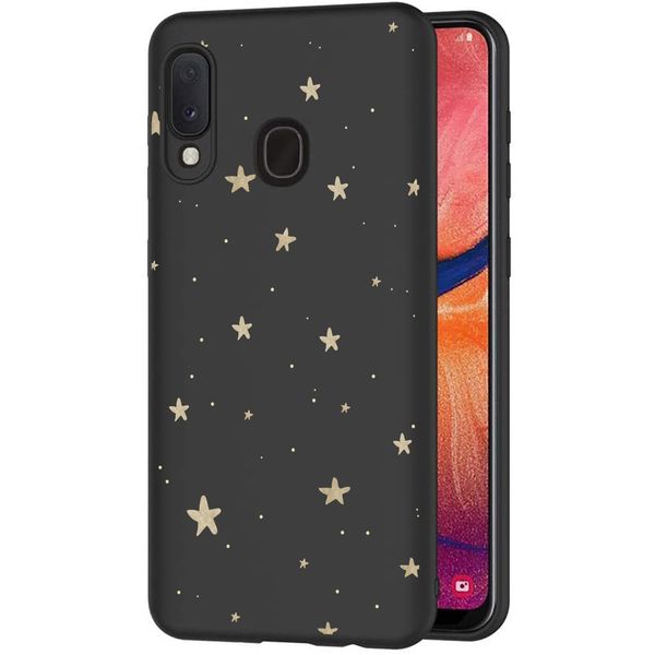 iMoshion Design hoesje Samsung Galaxy A20e - Sterren / Zwart