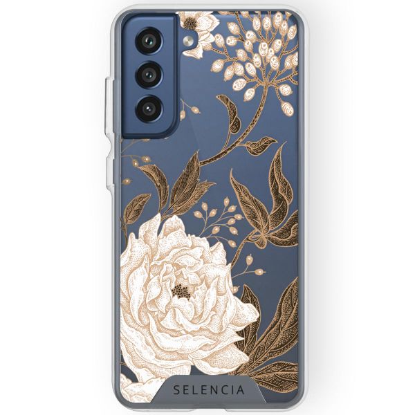 Selencia Fashion Extra Beschermende Backcover Samsung Galaxy S21 FE